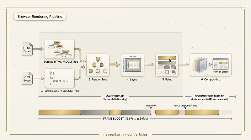 Performance #1 - How the Browser Renders a Page
