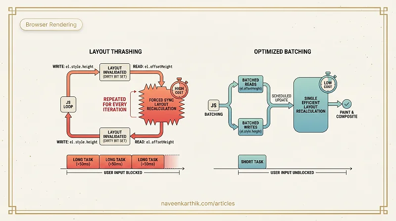 Performance #3 - Reflow, Repaint & Layout Thrashing