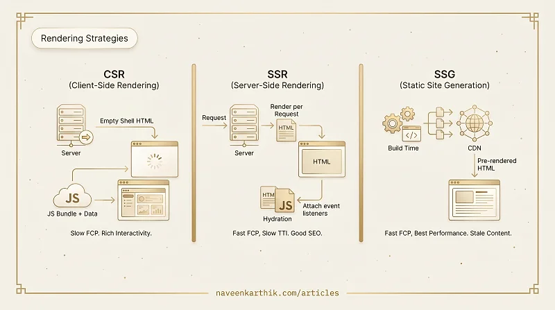 Performance #22 - SSR vs CSR vs SSG vs ISR